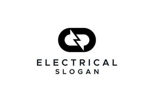 flitspictogram donder bout letter s logo elektrisch. platte vector logo ontwerpsjabloon elementen