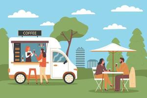 coffeeshop achtergrond vector