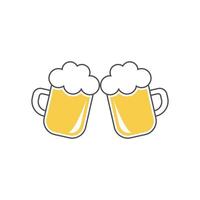 bier pictogram logo ontwerp illustratie sjabloon vector