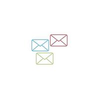 e-mail, mail envelop pictogram logo afbeelding vector