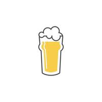 bier pictogram logo ontwerp illustratie sjabloon vector