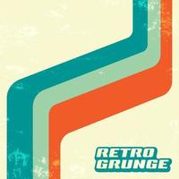 retro grunge textuur achtergrond met vintage kleur strepen. vectorillustratie. vector