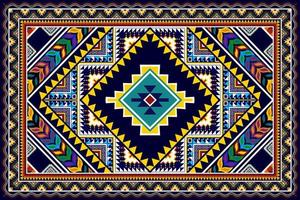 ikat etnisch naadloos patroonontwerp. Azteekse stof tapijt mandala ornamenten textiel decoraties behang. tribal boho inheemse etnische turkije traditionele borduurwerk vector background