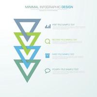 zakelijke infographic sjabloon met pictogram, vectorontwerpillustratie vector