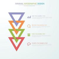 zakelijke infographic sjabloon met pictogram, vectorontwerpillustratie vector