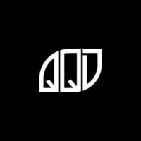 qqd brief logo ontwerp op zwarte background.qqd creatieve initialen brief logo concept.qqd vector brief ontwerp.