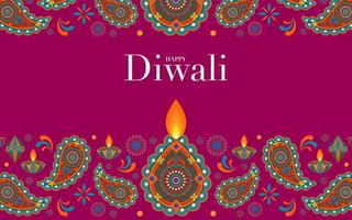 gelukkige diwali, deepavali of dipavali het festival vector