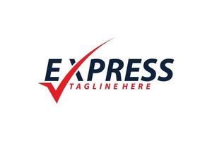 express logo pictogram vector geïsoleerd