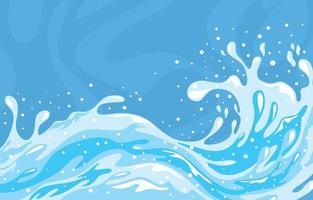 water splash achtergrond vector