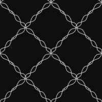 naadloos abstract behang. doodle vector met abstracte sieraad. vintage abstract zwart-wit decor