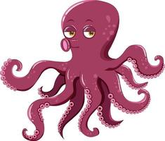 octopus in cartoonontwerp vector