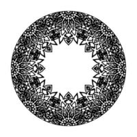 handgetekende mandala. decoratie in etnische oosterse doodle sieraad. vector