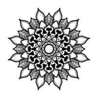 handgetekende mandala. decoratie in etnische oosterse doodle sieraad. vector