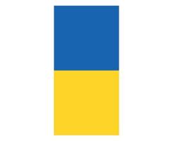 oekraïne vlag lint embleem symbool ontwerp nationaal europa vector abstracte illustratie