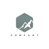 berglijnen logo afbeelding ontwerp voor uw bedrijf of bedrijven vector