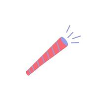 verjaardag confetti vector cartoon icoon. vector illustratie