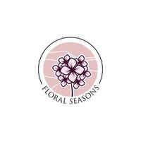 floral beauty logo vector voor uw bedrijf of bedrijf