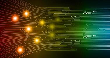 cyber circuit toekomstige technologie concept achtergrond vector