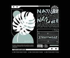 esthetisch grafisch ontwerp voor t-shirt streetwear en stedelijke stijl vector