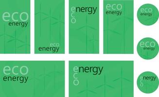 achtergrond 10 eco-energie vector