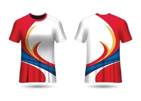 sport race jersey ontwerpsjabloon voor teamuniformen vector