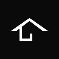 minimalistische logotype.combination van huis en letter g logo concept. geschikt voor logo, pictogram, symbool en teken. zoals agentschapseigendom, bedrijfsidentiteit onroerend goed logo vector