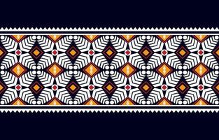 geometrische etnische patroon traditioneel ontwerp voor achtergrond, tapijt, behang, kleding, verpakking, batik, stof, sarong. borduurstijl. vector illustratie