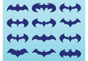 Batman logo pack vector