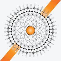 kleurrijke creatieve luxe decoratieve mandala achtergrond ontwerpsjabloon vector