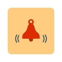 alarm ii plat veelkleurig pictogram vector