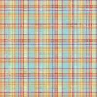 tartan geruit patroon met textuur en zomerkleur. vector