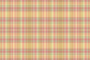 tartan geruit patroon met textuur en zomerkleur. vector