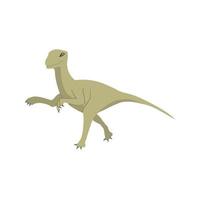 dinosaurus plat veelkleurig pictogram vector