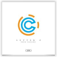 letter c logo premium elegante sjabloon vector eps 10