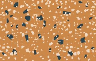 terrazzo naadloos mooi bruin patroon. kleurrijke elementen stenen mozaïek composiet textuur. decoratieve tegel. boho modern abstract patroon. vector geometrische naadloze abstracte achtergrond.