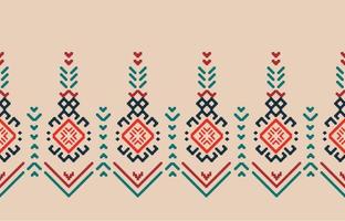 handgemaakte grens prachtige kunst. Navajo naadloze patroon in tribal, folk borduurwerk, Mexicaanse Azteekse geometrische kunst ornament print.design voor tapijt, behang, kleding, inwikkeling, stof, dekking, textiel vector