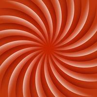 witte en rode roterende hypnose-spiraal. optische illusie. hypnotische psychedelische vectorillustratie. draai abstracte achtergrond. gemakkelijk te bewerken ontwerpsjabloon. vector