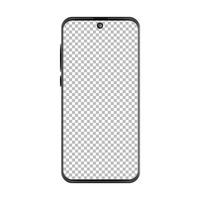 slimme mobiele telefoon transparante png mockup, mobiel mockup, smartphone mockup vector