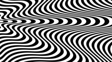 zebra huid trendy patroon achtergrond vector. dynamisch oppervlak met effect van optische illusie vector