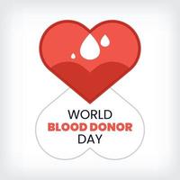 wereld bloeddonordag 14 juni vector bloeddonordag achtergrond