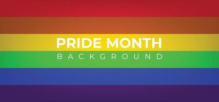 trots maand banner, trots maand achtergrond op trots maand kleurrijke regenboog concept lgbt vector