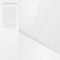 abstracte achtergrond met Witboeklagen. materiaal ontwerp stijl. vector