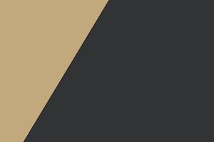 abstracte luxe diagonaal verdeelde two tone, gouden zwarte kleur achtergrond of banner met dimensionale overlay-sjabloon. vector