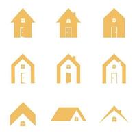 set huis logo afbeelding ontwerp vector. huis, onroerend goed, onroerend goed symbool vector illustratie ontwerp.