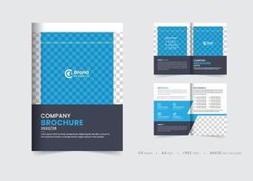 bedrijfsprofiel brochure sjabloon, brochure ontwerp lay-out met meerdere pagina's, sjabloon lay-out ontwerp voor moderne zakelijke brochure gratis vector