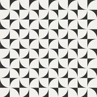 naadloze abstracte kwart cirkels patroon vector background
