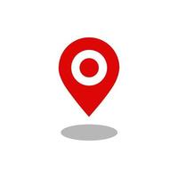 locatie kaart pictogram vector. gps ponter mark vector