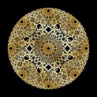 vector ronde abstracte cirkel. luxe mandala-stijl.