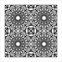 mandala naadloze patroon bloemen ornament. vector