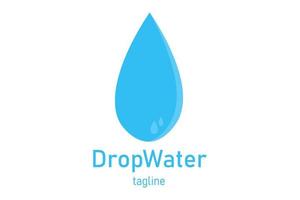 waterdruppel logo pictogram ontwerp vector